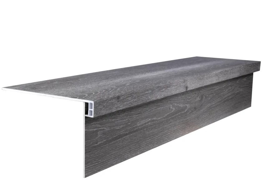 Lucida 48" x 12" Vinyl Glue Down Stair Tread and Riser Eluvial Inc.